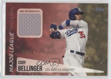 2019 Topps Update Major League Material Gold 1/50 Cody Bellinger #MLM-CB y6z