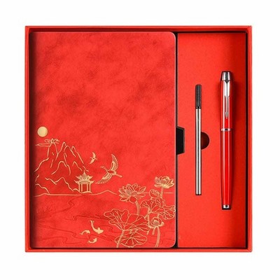 Gift Box Set: A5 Lined Notebook & Journal for School and Home