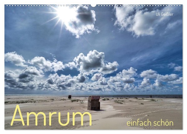 Amrum Einfach SchöN (Wandkalender 2027 DIN A2 Quer), Calvendo Monatskalender-image