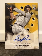 2024 Topps Update #BSAU-GP Graham Pauley Baseball Stars Autographs Black #/199