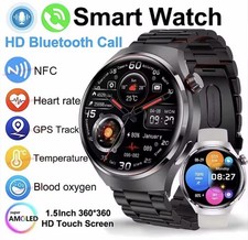 Smartwatch Android IOS Bluetooth chiamate schermo Amoled HD GPS