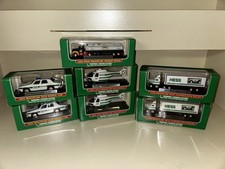 03,04,05,06 Hess Mini Trucks 7pcs Hess Mini Trucks