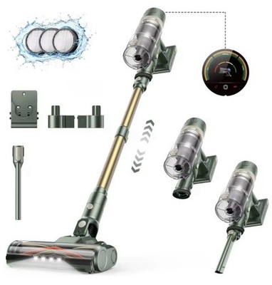 Kabelloser Staubsauger 600W 2h Schnellladung Neuestes Modell Dyson Alternative