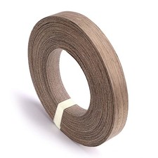 Walnut Wood Veneer Edge Banding Preglued Iron-On with Hot Melt Adhesive