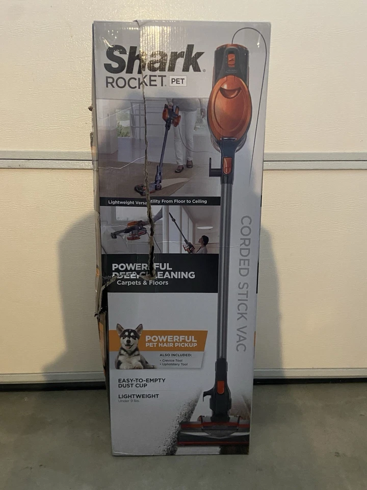 Shark Rocket Ultra-light Upright Vacuum Orange (hv302) - Image 3 of 4