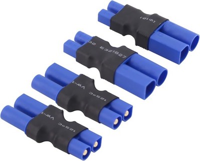 4pcs EC3 to EC5 Male Female RC Connector Adapter E37