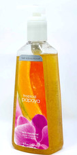 SAVON POUR LES MAINS NETTOYANT PROFOND PAPAYE TROPICALE BAIN & CORPS FONCTIONNE 8 FL OZ / 236 ml NEUF