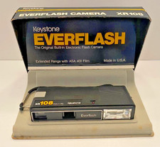 Vintage Keystone XR108 Everflash 110 Film Camera Compact Untested with box