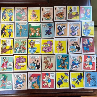 1970 s Wonder Bread Disney Stickers: HIGH Grade, Lot of 35 Stickers (some Dup s)