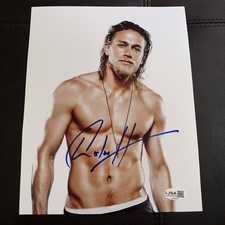 Charlie Hunnam SEXY SHIRTLESS Signed 8x10 Photo Sons of Anarchy JSA COA