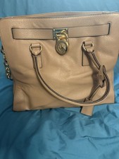 Michael Kors Hamilton Large Tote Khaki Turn L...