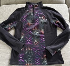 Women  s Fila Sport 1/4 Zip Pull Over Large