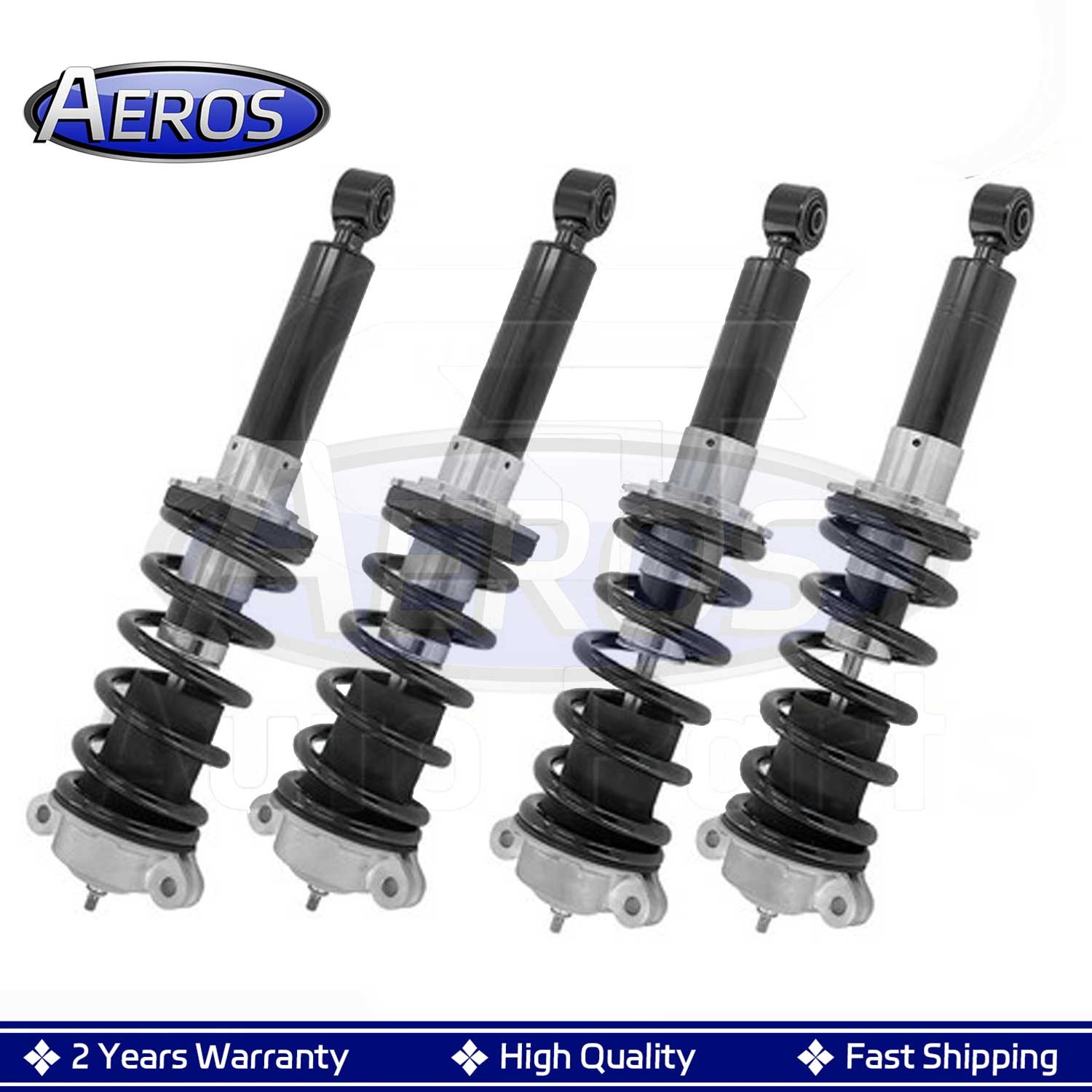 4pcs Front & Rear Shock Struts Magnetic Fit Ferrari 458 Italia Spider Speciale