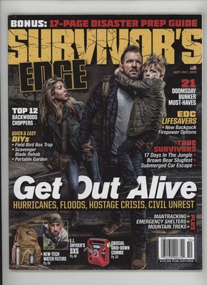 Survivor's Edge Sept./Oct. 2019 Disaster Prep Guide & Doomsday Bunker Magazine