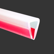 Clear Rubber Edge Trim, Self-Adhesive Clear Silicone Edge Trim, Edge Protector f