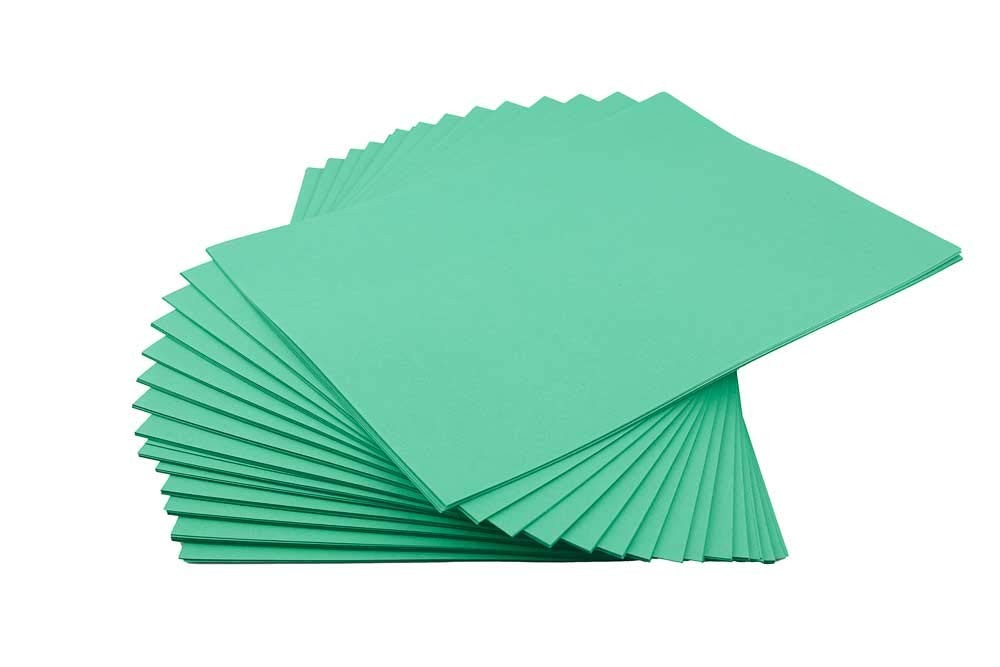 Feuilles cartonnées A3 220g épaisses et rigides pour maquettes - Vert HCP158