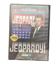 Vintage Jeopardy Sega Genesis, 1992 Complete W/ Manual