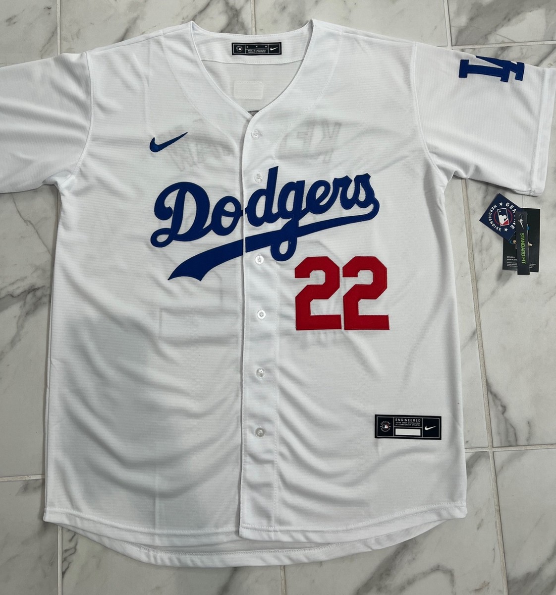 ロサンゼルス・ドジャース KERSHAW 22 ユニフォーム Clayton Kershaw #22 Los Angeles Dodgers 2020 World Series