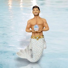 December Diamonds October - Opal Merman Christmas Ornament 55-55498