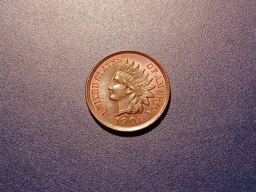 Very Choice Uncirculated 1901 Indian Head Cent
