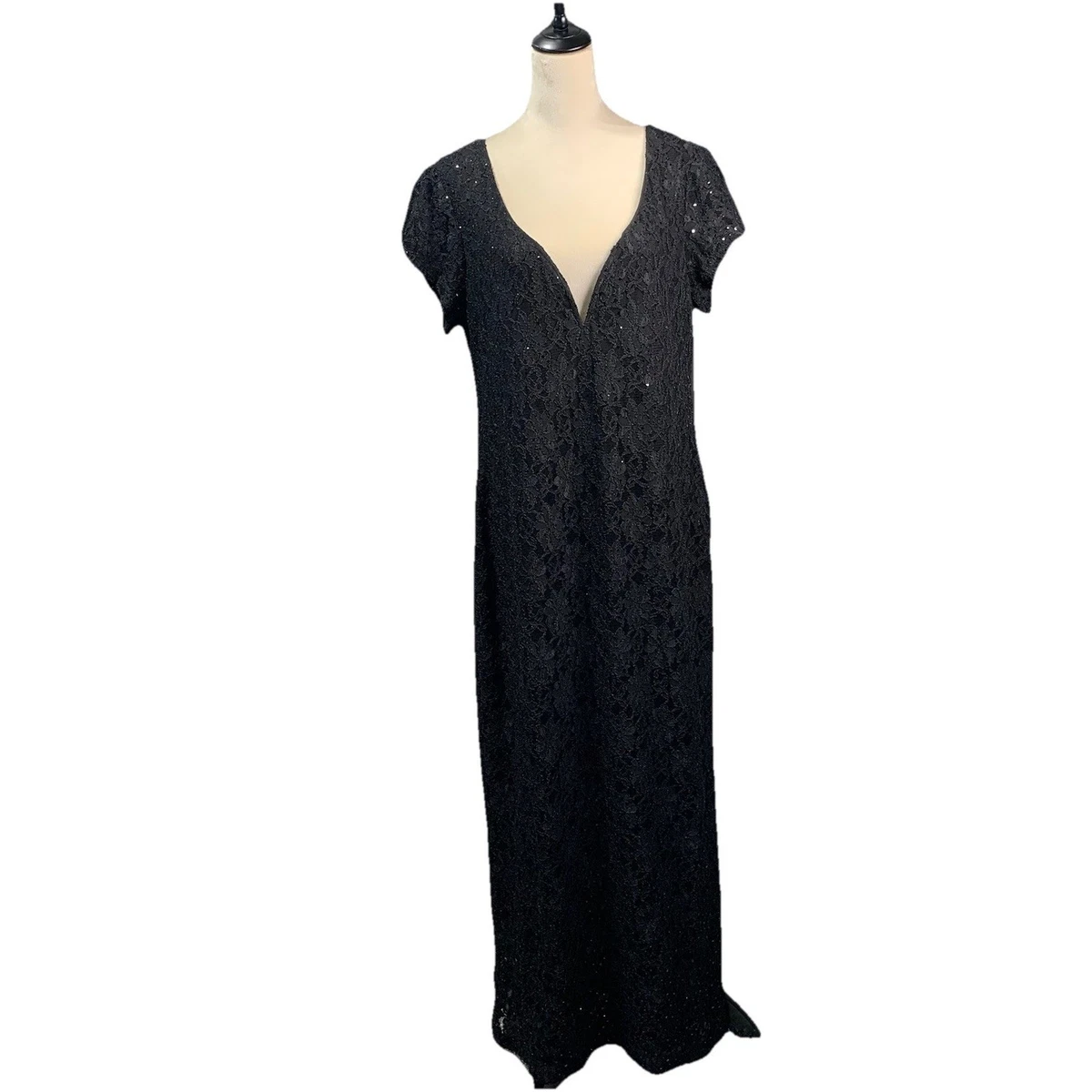Black Lace Formal Dresses for Women for sale | eBay