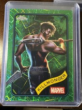 2025 Topps Chrome Marvel Killmonger (Hulk) Green Lazer /99 #34
