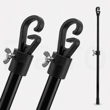 Extendable Washing Prop Pole Line Heavy Duty Telescopic Outdoor Clothes Support