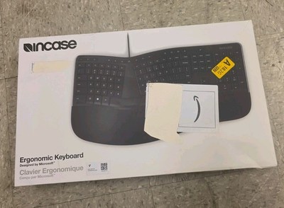 Incase Microsoft Ergonomic Wired Keyboard Detachable Stand Palm Rest W/O DONGLE