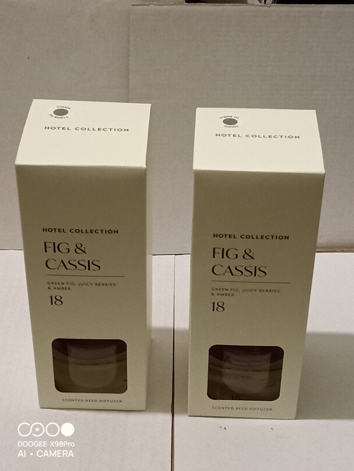 2 X Hotel Collection Fig & Cassis  No.18   Reed Diffuser 100ml x 2