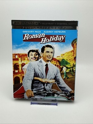Roman Holiday (Ultra HD, 1953) 70th Anniversary Peck Hepburn