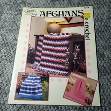American School of Needlework Afghans Crochet Leaflet 1054