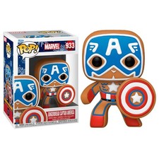 Figura Funko Pop Marvel Holiday Captain America