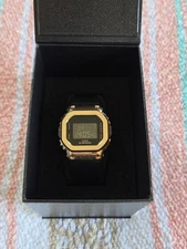 Used Casio G-Shock GM-S5600PG Rose Gold 3489 Resin Strap Unisex Watch