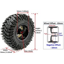 Aluminium Beadlock Wheels With Soft Compound Tires