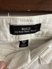 True Religion Womens Mid Rise Skinny White Denim Jeans Distressed 5-Pocket — photo 2