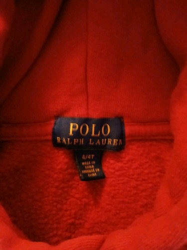 Polo Ralph Lauren Toddler Unisex Embroidered USA Flag Hoodie Size 4T - Picture 8 of 9
