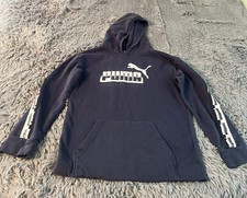 Puma Hoodie Youth Large 14-16 Pullover Sweatshirt Long Sleeve Spell Out