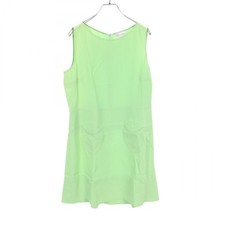 RED VALENTINO Sleeveless Dress #48 CR3VS425-V11867R Rayon acetate Green Used