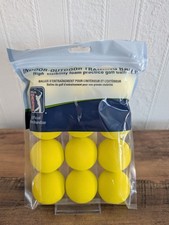 PGA TOUR Foam Golf Balls Indoor Outdoor Practice Training Sponge Balls 12 Pack