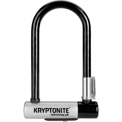 Kryptonite Kryptolok Mini Bügelschloss mit Flexframe Halterung Sold Secure Gold