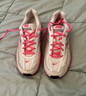 Nike Initiator Womens Running White/Pnk/Sil 394053-106 Sneakers Size 11