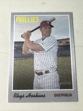 2019 Topps Heritage Baseball 1970 Cloth Sticker - Rhys Hoskins - Phillies