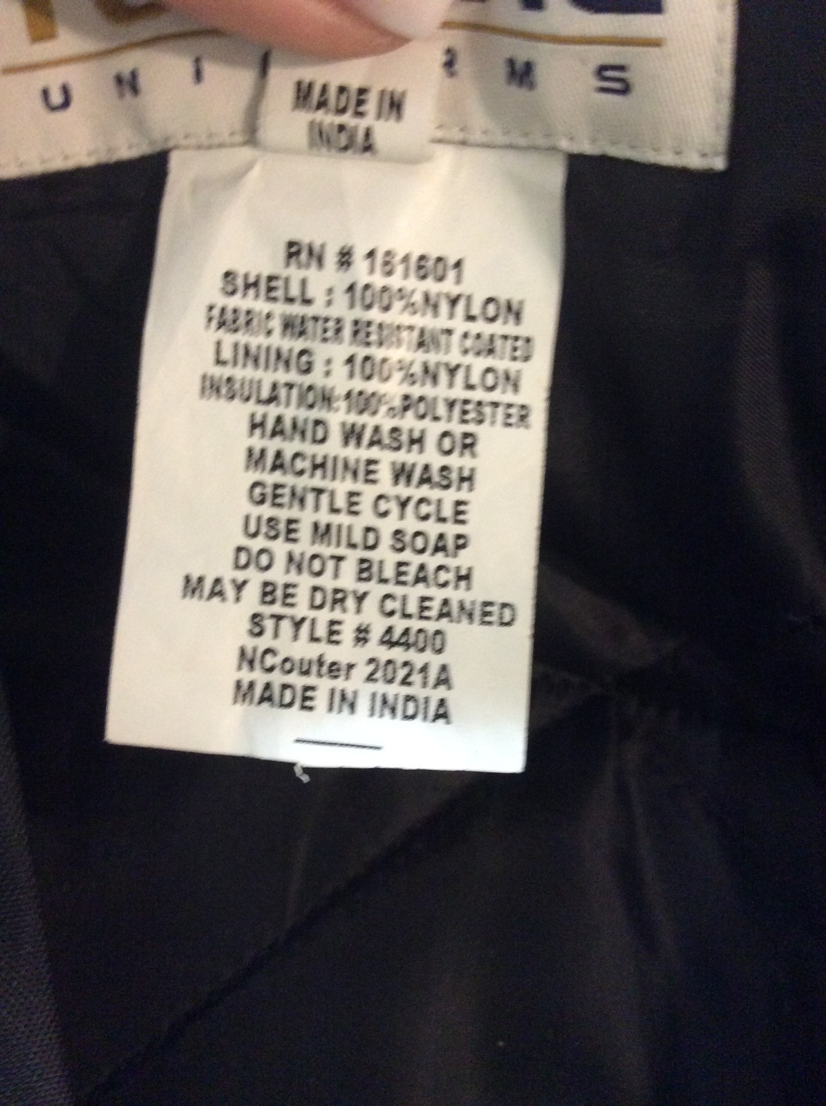 Top Line Uniforms Security Bomber Jacket  Black S… - image 5