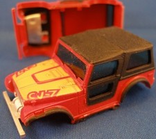 1980 Aurora AFX Magnatraction HO Jeep Renegade CJ7 BODY ONLY RED 1987 G Unused