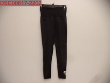 NWT- Stradivarius Women's Black Logo Street Living Movement Leggings, Size S B3X