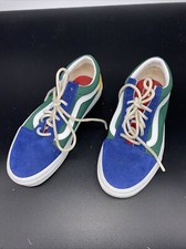 Vans Old Skool Yacht Club Blue Green Yellow Multi Color Block Mens 5.5 Womens 7
