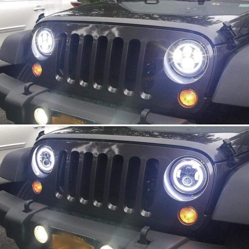 Jeep Wrangler LED All-In-One Light Bundle (07-18 Jeep Wrangler JK) - Free Shipping