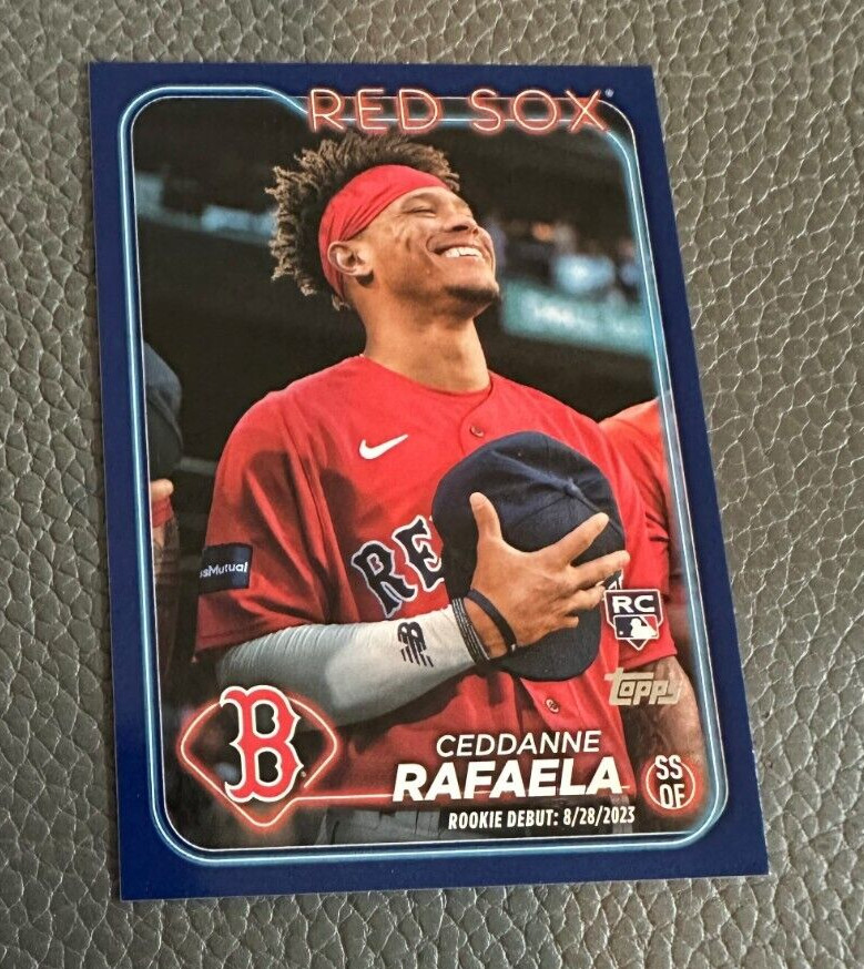 2024 Topps Update Rookie Debut Royal Blue #US110 Ceddanne Rafaela (RC)