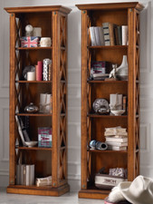 1 MOBILE LIBRERIA STILE IMPERO IN LEGNO IN VARIE FINITURE EXTRA A MANO 6115