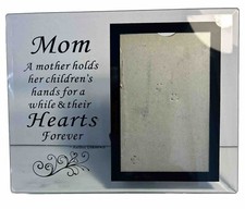 Mother Gifts Glass Picture Frame Mom Gifts for Birthday Christmas Mother's Day